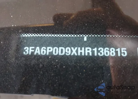 2017 Ford Fusion Titanium z USA, uszkodzony, nr VIN 3FA6P0D9XHR136815